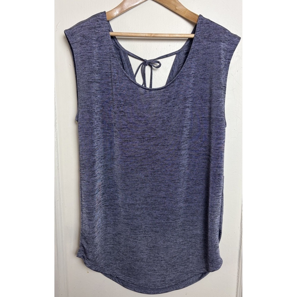 Sears Simply Styled Low Back Purple Gray Top Size Medium‎